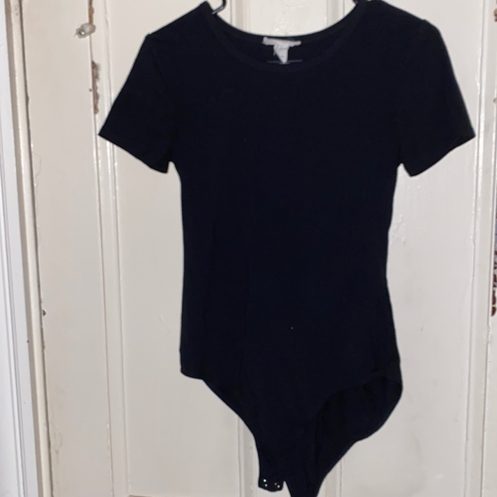 Forever 21 black T-shirt bodysuit